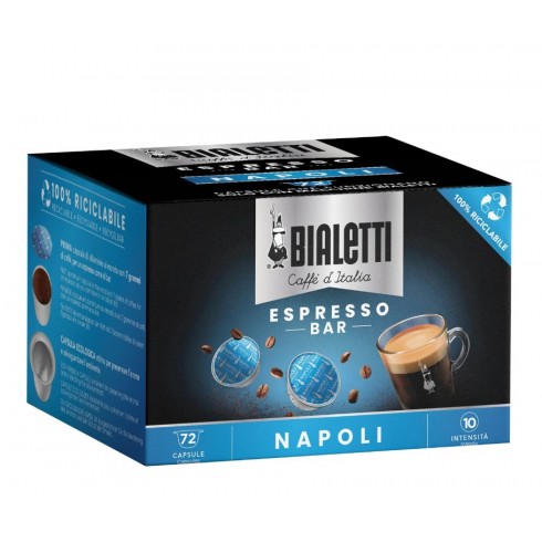 BOX 72 CAPSULE BIALETTI NAPOLI