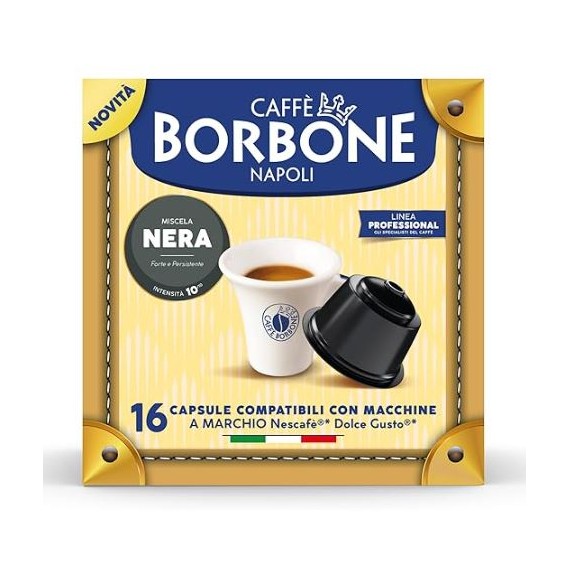 DOLCE GUSTO BORBONE NERA 4X16PZ