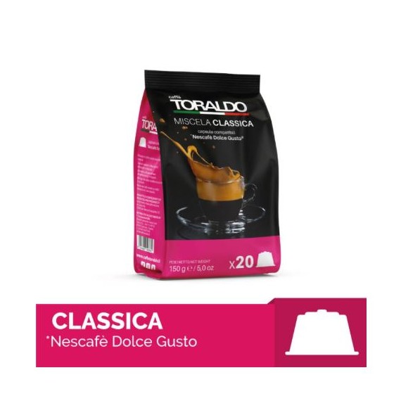 DOLCE GUSTO TORALDO CLASSICA 20*5PZ