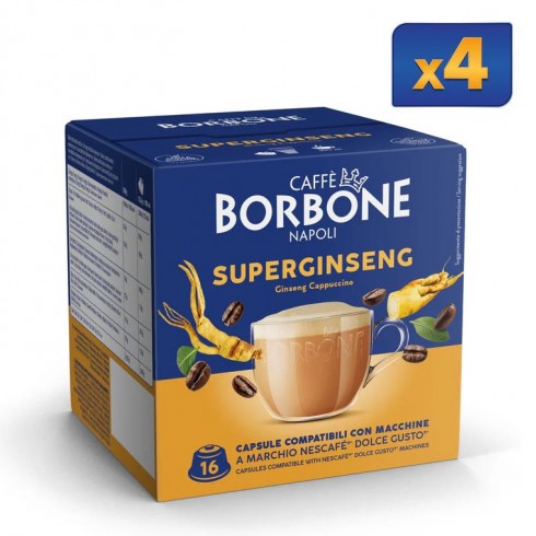 DOLCEGUSTO BORBONE SOLUBILE SUPERGINSENG 4X16PZ