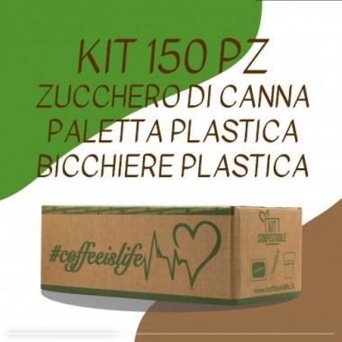 KIT PLASTICA 150 PZ ZUCCHERO CANNA