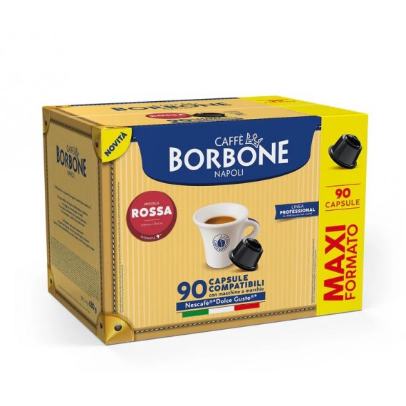 NEW DOLCE GUSTO BORBONE RED 90PZ