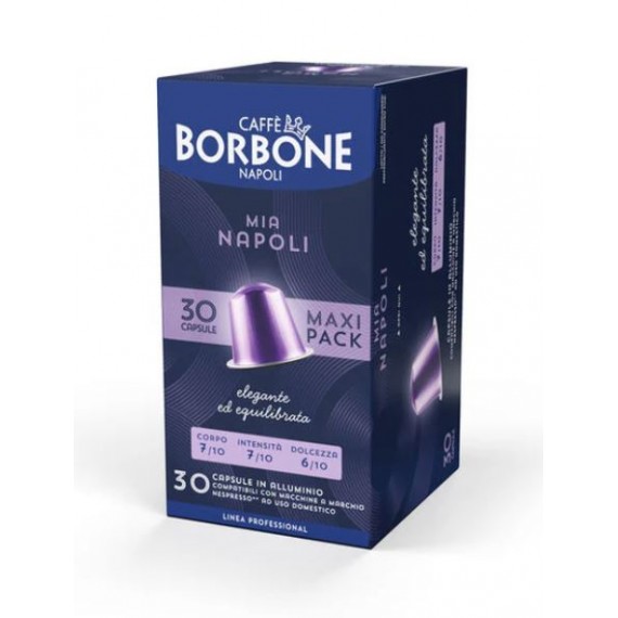 BORBONE BOX NESPRESSO ALLUMINIO 90  MIA NAPOLI