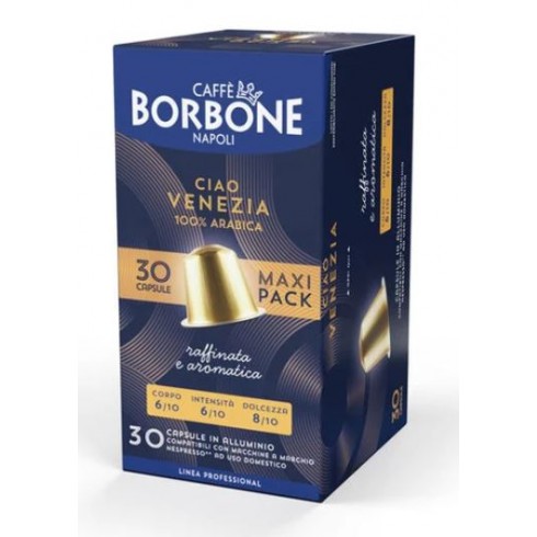 BORBONE BOX NESPRESSO ALLUMINIO 90 CIAO VENEZIA