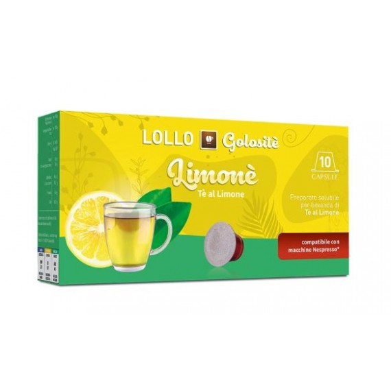 NESPRESSO LOLLO TE LIMONE 8X10PZ